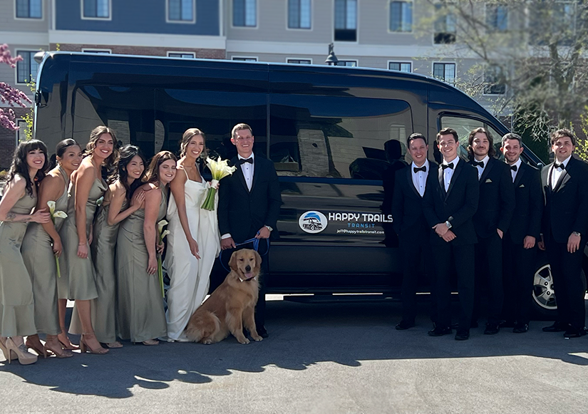 Wedding party transportation Wisconsin
